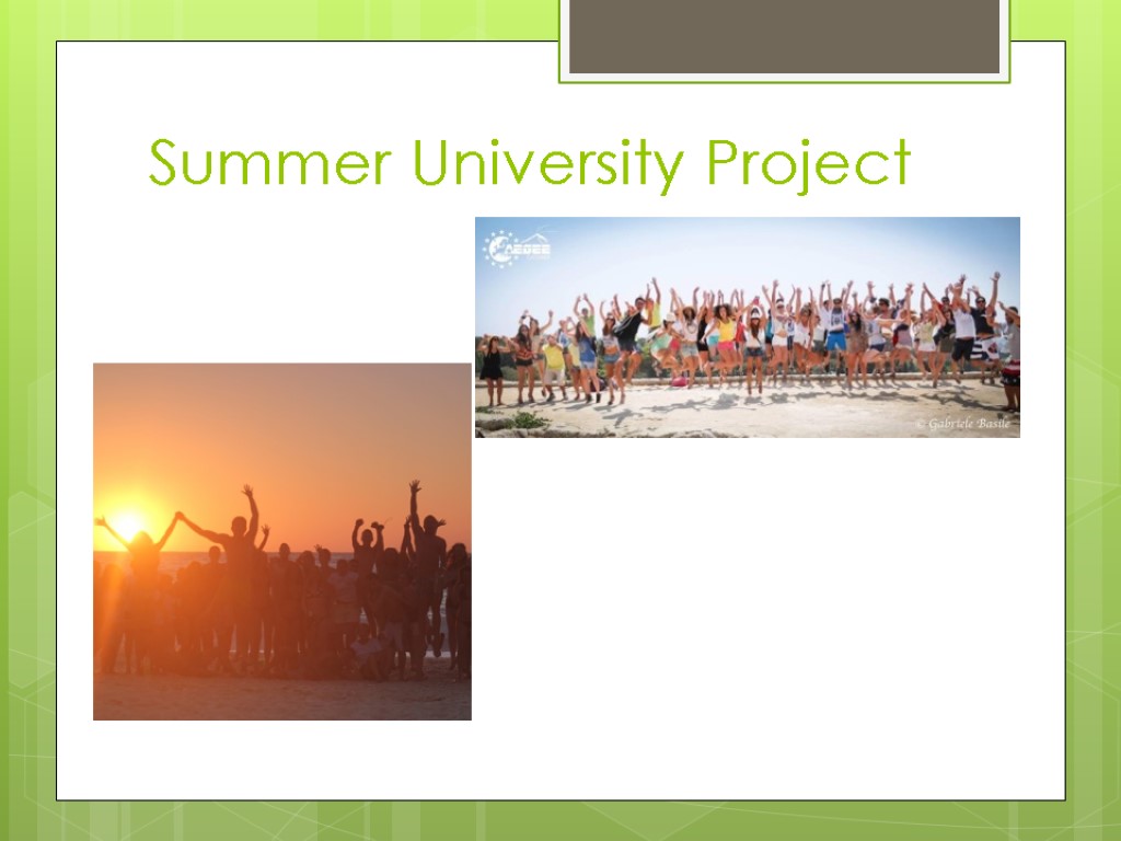 Summer University Project